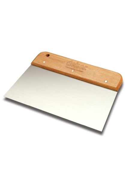 Špatula široka drvena drška 17 cm 100251