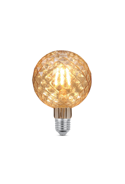 LED filament sijalica 4W, 2700K, E27, AC220V, amber, dimabilna Green Tech