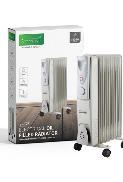 Uljni radijator električni 1500W GH-29-7 Green Tech