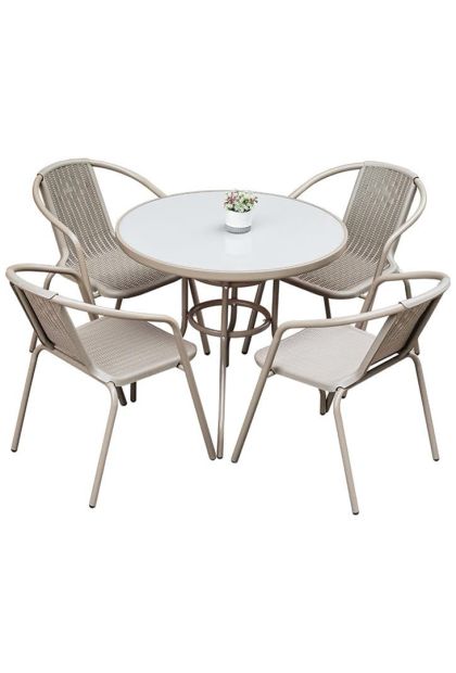 Vrtni set 5/1 okrugli 80 cm AM 378