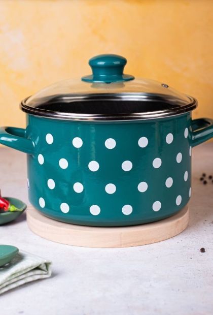 Metalac duboka šerpa sa poklopcem 22cm/5l