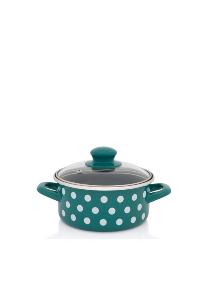 Metalac plitka šerpa sa poklopcem 16cm/1,55l