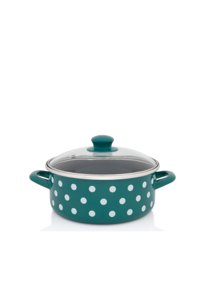 Metalac plitka šerpa sa poklopcem 22cm/3,5l