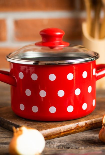 Metalac duboka šerpa sa poklopcem 14cm/1,5l