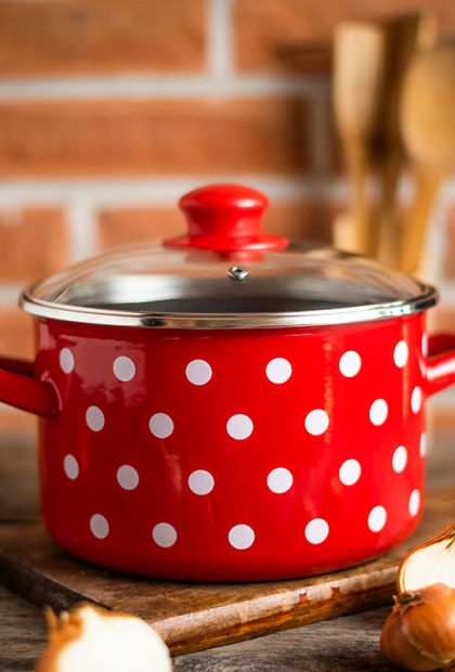 Metalac duboka šerpa sa poklopcem 18cm/3l