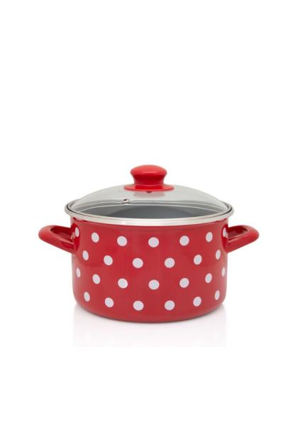 Metalac duboka šerpa sa poklopcem 22cm/5l