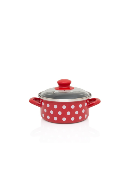 Metalac plitka šerpa sa poklopcem 14cm/1l