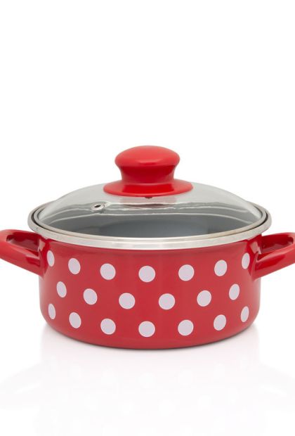 Metalac plitka šerpa sa poklopcem 16cm/1,5l