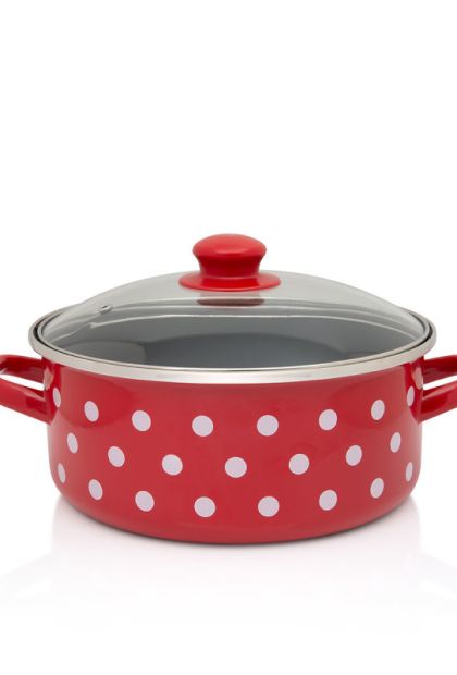 Metalac plitka šerpa sa poklopcem 18cm/2,2l