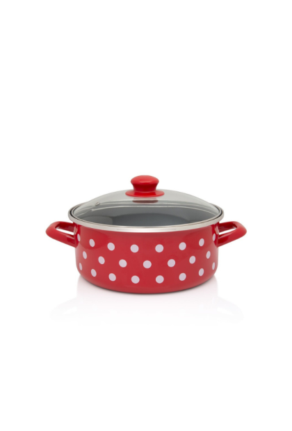 Metalac plitka šerpa sa poklopcem 24cm/4,75l