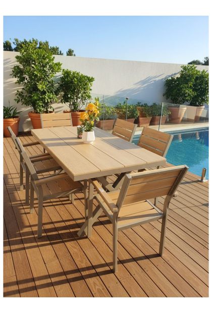 Vrtni set 7/1 160x 90 cm AM 400