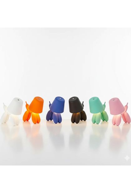 Lampa stolna 10x18 cm mat - razne boje AM 294