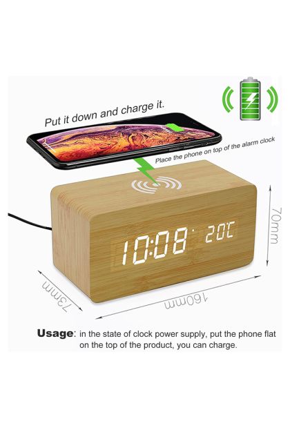 Sat elektronski sa bežičnim punjenjem AM 1046