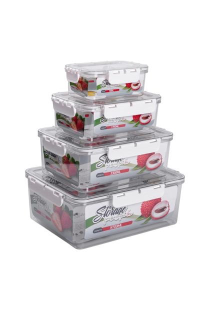 Set 4 u 1 posude za čuvanje hrane