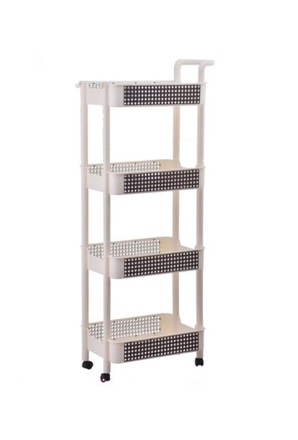 Polica/organizer 4 nivoa sa točkovima  41x30,5x112 cm