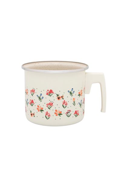 Metalac lonac za mlijeko cvjetne radosti 14cm/1,9l