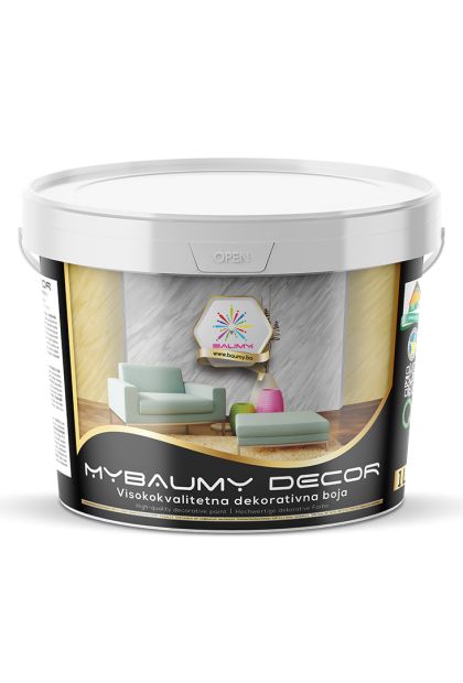 MYBAUMY DECOR, visokokvalitetna dekorativna boja 1 L BAUMY