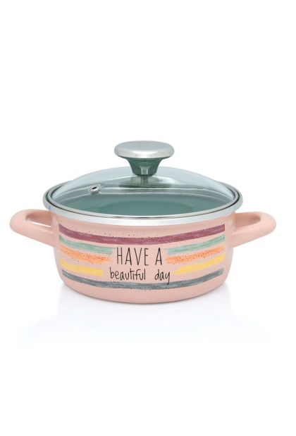 Metalac šerpa plitka sa poklopcem divan dan 16cm/1,5l