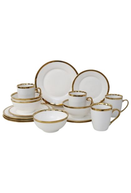 Posuđe set sa zlatnim rubom 16/1 AM 823