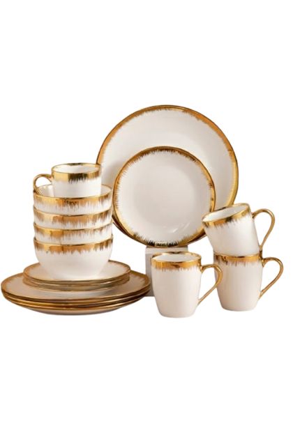 Posuđe set sa zlatnim rubom 24/1 AM 824