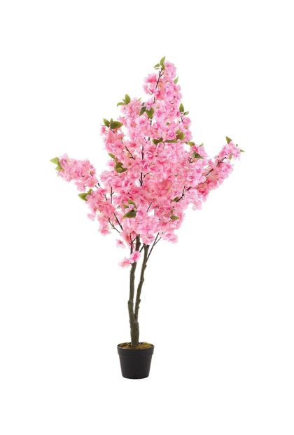 Drvo cvijeta trešnje umjetno roza i bijela boja 1,3 m AM-068