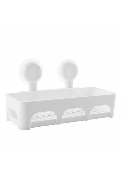 Polica sa vakuum držačima 30x12x6,5 cm AM 737