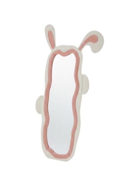 Ogledalo Bunny - roza i smeđa boja 60x160cm AM 330