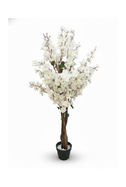 Drvo umjetno ukrasno - roza i bijela boja 1,2 m AM-075