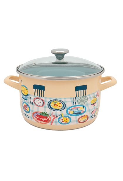 Metalac šerpa duboka sa poklopcem trpeza 24cm/6,75l