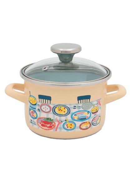 Metalac šerpa duboka sa poklopcem trpeza 14cm/1,5l