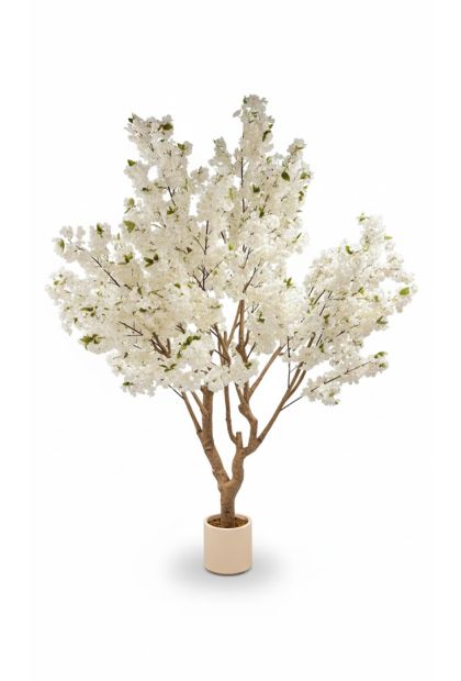 Drvo umjetno - bijela i roza boja 2,5 m AM-078