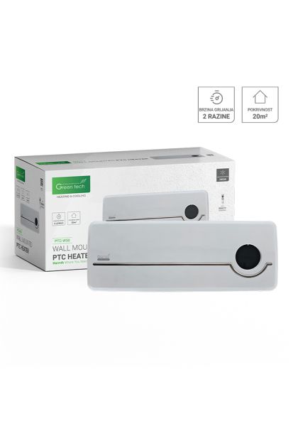 Grijalica zidna s timerom električna PTC 2000 W PTC-W50