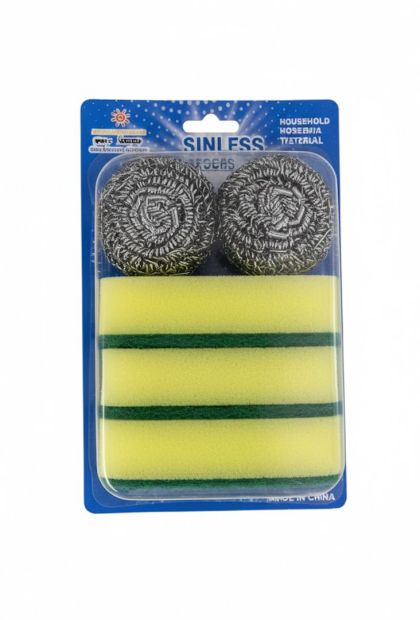 Set za čišćenje 7/1 spužve i žica za čišćenje AM 557