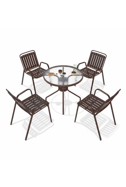 Vrtni set 5/1 okrugli 80 cm AM-380