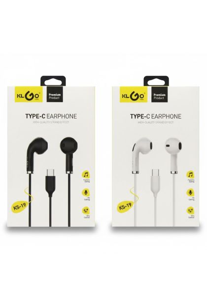 Slušalice žičane type-C 1,2m KS-19