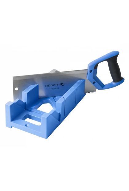 Šablon za rezanje MITRA+RUČNA PILA 45/90/135 STEPENI ABS 300mm HT3S296 Hogert