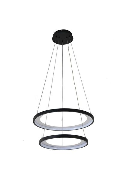 Visilica  LED E-LIGHT BRASILIA EL-221602-02 Crna