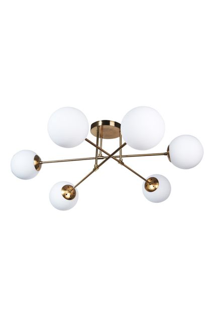 LUSTER LAWRENCE ML-220817-6R OKRUGLI ZLATNI