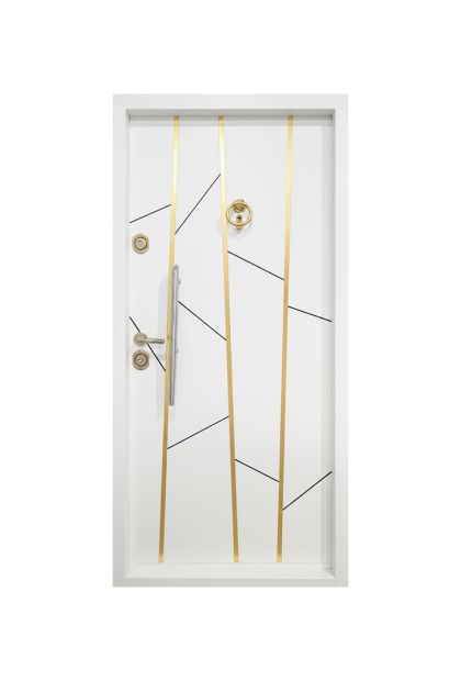 Vrata ulazna protuprovalna bijela - desna 100x205 ALMLUXURY LAMINOX