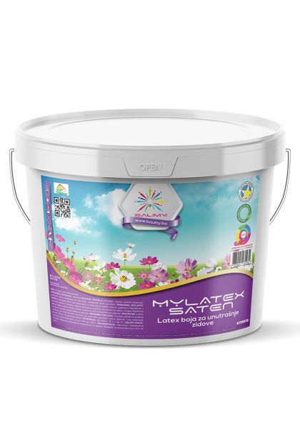 MYLATEX SATEN, latex boja za unutrašnje zidove 15 L BAUMY