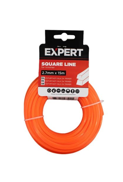 Silk za trimer četvrtasta nit 2.7 mm x 15 m