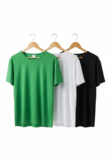 Majica boje razne imitacija pamuka AM-655