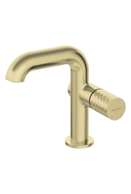 Baterija za lavabo SILIA HEXA BRUSHED GOLD BHS R24M Deante