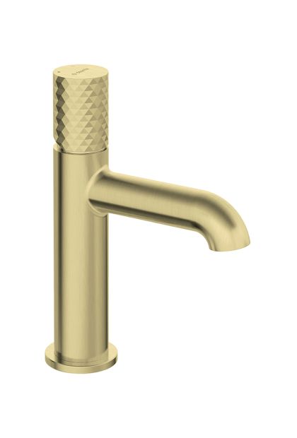 Baterija za lavabo SILIA HEXA BRUSHED GOLD BHS R20M Deante