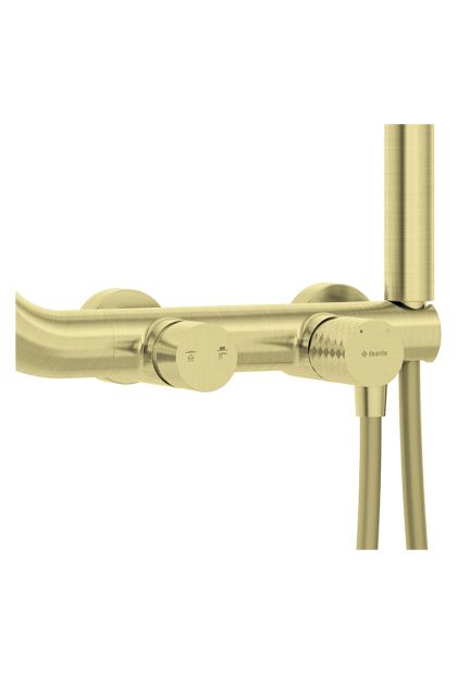 Tuš set SILIA HEXA BRUSHED GOLD NHS R4XM Deante