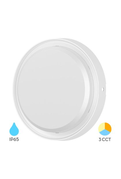 Brodska lampa  LED 12W-KRUG-BIJELA-3U1-IP65 BRY-BULKHEAD BC18-00680