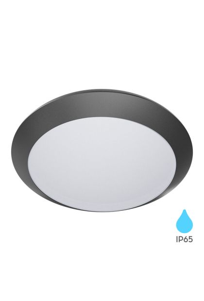 Plafonjera BRY-NAPOLI-1XE27-PC-GRY-IP65 BG37-00702