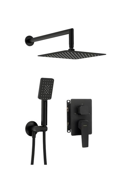 Tuš ugradni set BLUR NERO BXYZNQLM Deante