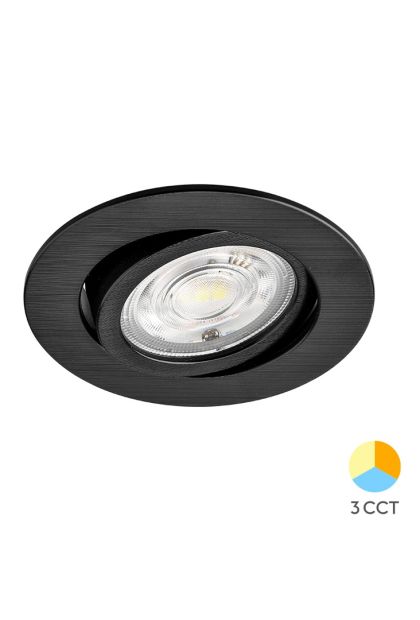 Svjetiljka SPOT BRY-G3-7W-OKRUGLA-CRNA-3U1 BD02-00781