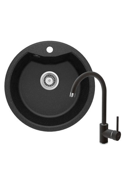 Sudoper + baterija GRAFITE ZRSB2803 Deante